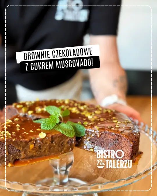 Słodkie desery i aromatyczna kawa w Bistro na Talerzu 4 czekoladowe brownie