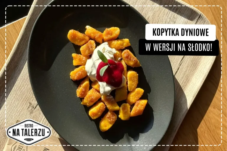 kopytka dyniowe na słodko